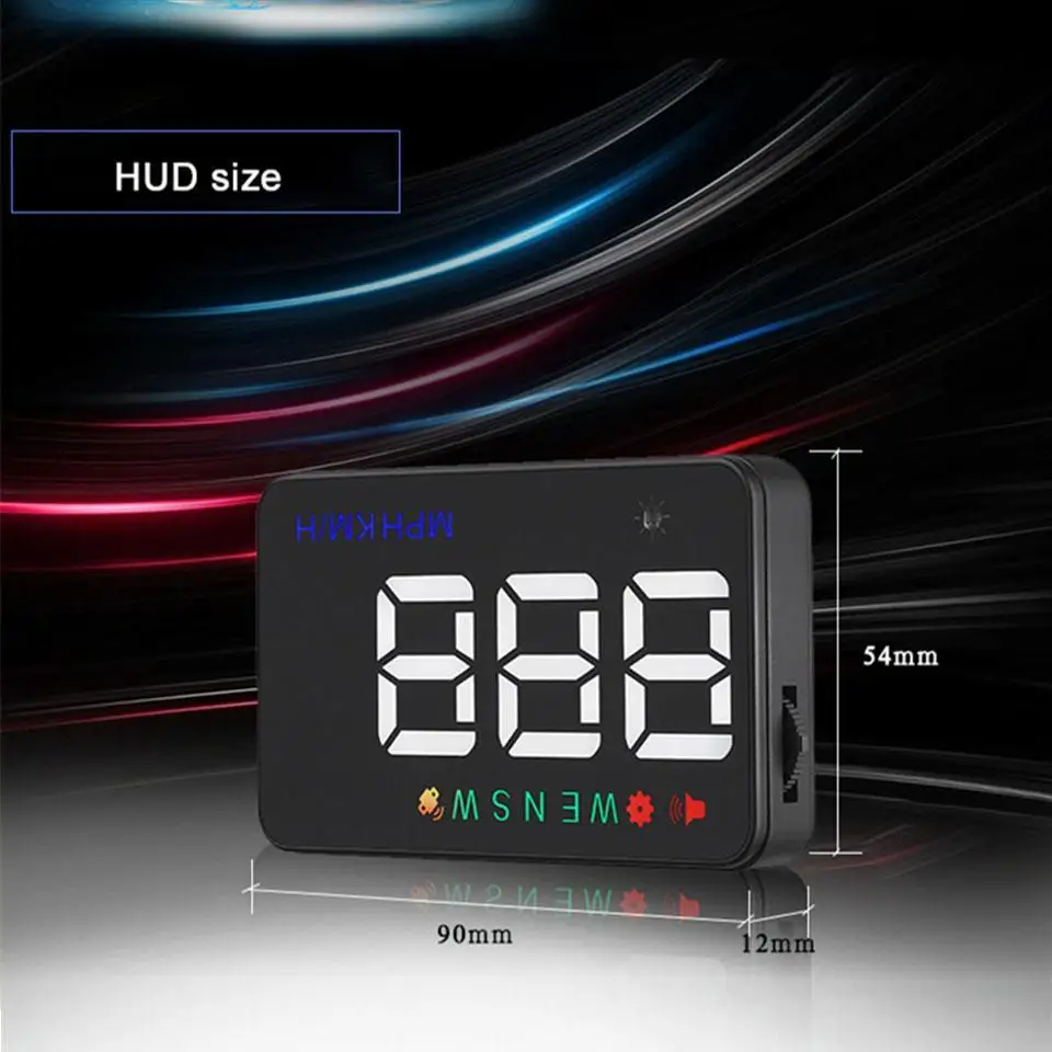 A5 3 5 дюймов GPS HUD Автомобильный дисплей на головке бортовой компьютер hud Дисплей