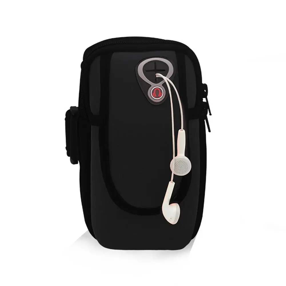 

Outdoor Sports Men Women Running Arm Bags Waterproof Sport Armband Case Mobile Phone Package Bag with Headset Hole Drop Shipping