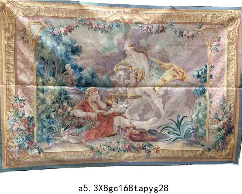 

Aubusson Needle Point Tapestr Large Large Embroidery Tapestry Knitters Wool Needle Belgian