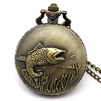 

Vintage Commemorative Auspicious Squid Large Pocket Watch