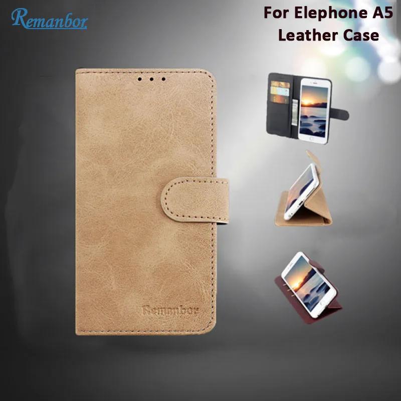 Remanbor для Elephone A5 кожаный чехол эксклюзивный телефона кошелек Чехол Ультра тонкая