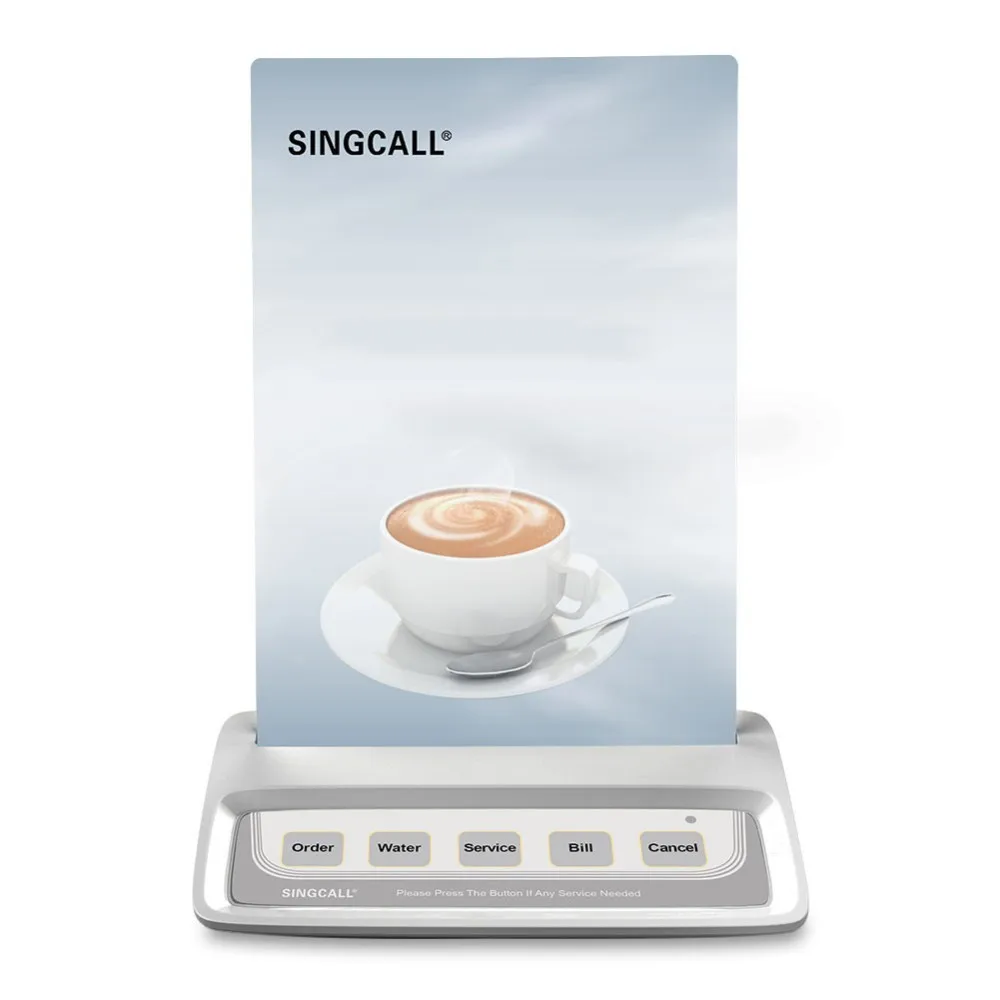 Беспроводная система вызова SINGCALL 1 экран фиксированный приемник и 10