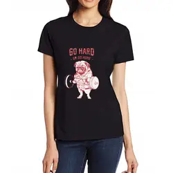 Чехол pug Life футболки наивысшего качества Модные с короткими рукавами Harajuku/женские Kawaii хлопковая Футболка Femme Slim Fit футболки с героями