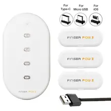 Магнитный внешний аккумулятор для IPhone Micro usb type C 1100 мАч, мини-магнитный внешний аккумулятор для IPhone IPad Xiaomi huawei Phone