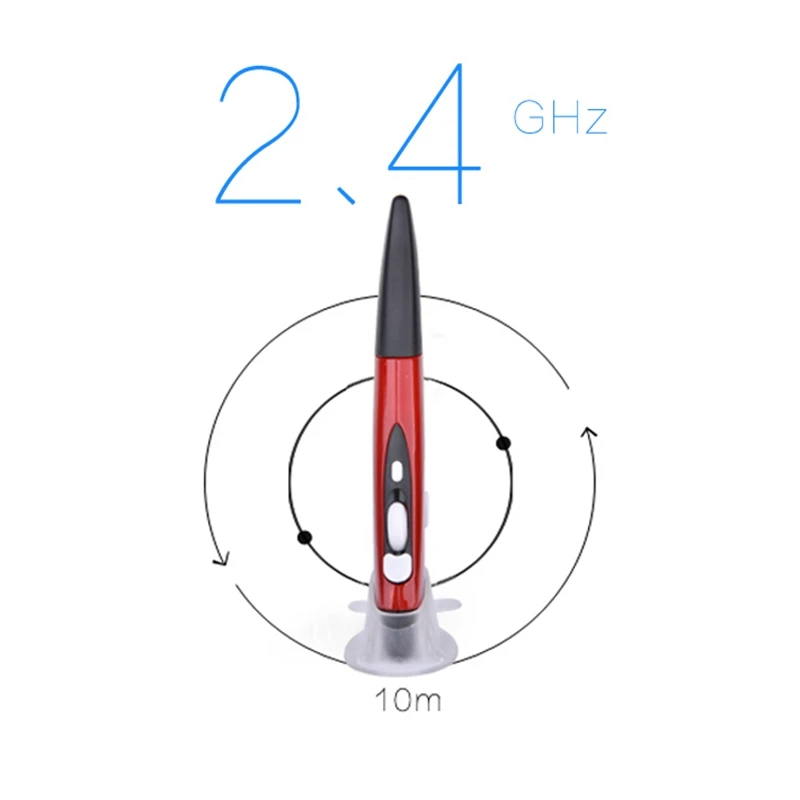 Мини Беспроводная оптическая мышь 2,4G 1600 точек/дюйм 4 кнопки карандаш Usb эргономичные мыши для компьютера ноутбука рабочего стола