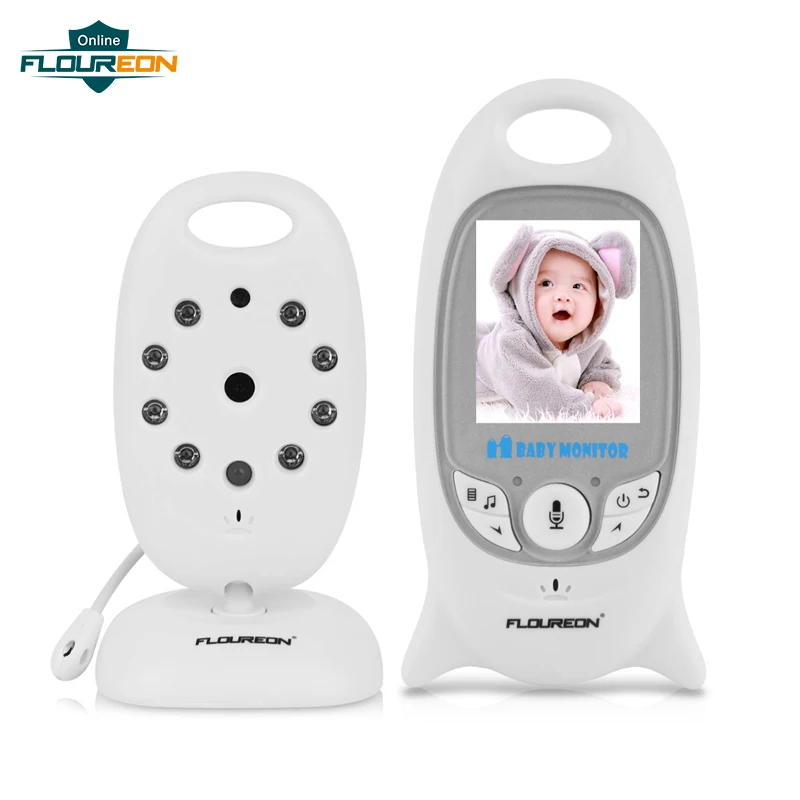 

Digital Wireless Infant Baby Monitor IR LCD Video Nanny 2.0'' Color Monitor Temperature Intercom Night Vision Lullabies Playing