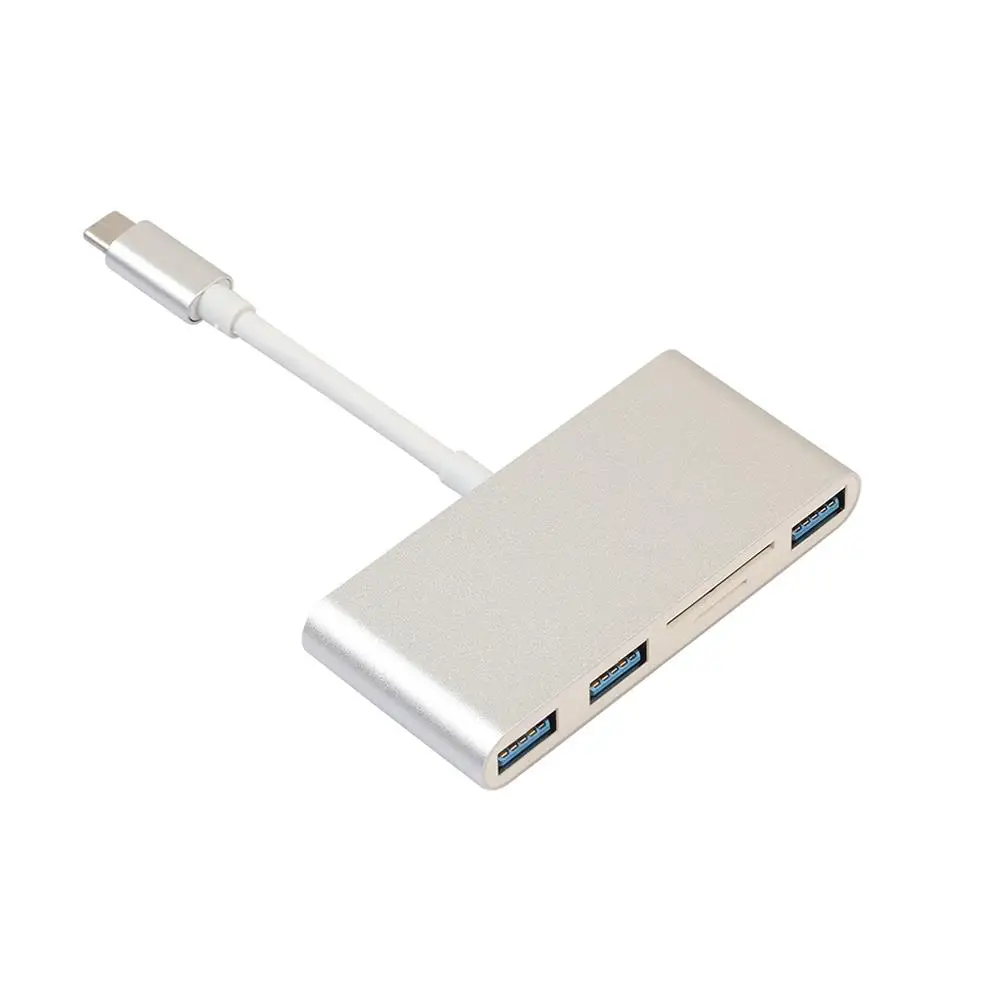 TYPE-C к USB3.0 многопортовый адаптер + SD/TF кардридер для Apple MacBook | Компьютеры и офис