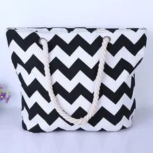 Женская сумка через плечо в полоску из парусины Женская пляжная сумка Bolsa Feminina Sac A основной Bolsas Bolsos Tassen Tas Pochette Obag