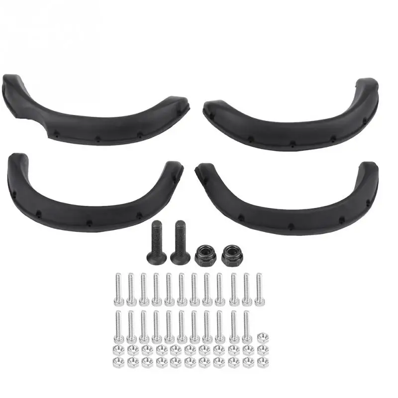 

RC Car Rubber Wheels Fender Flares for Tamiya TF2 1/10 Scale Remote Control Crawler