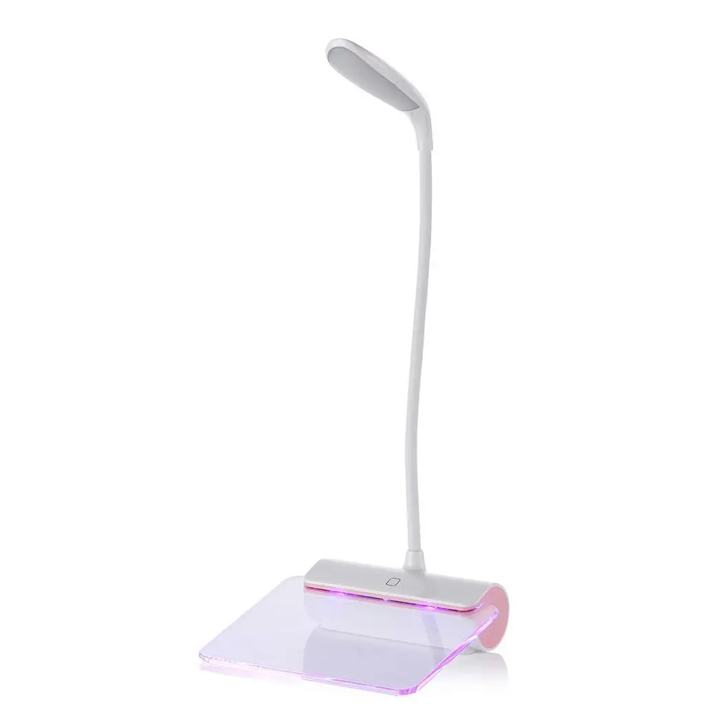

USB Charging Message Desk Lamp Fluorescent 21-23/LM Reading Eye 2-3H Protection Table Lamp 6000-6500k 1200mAh