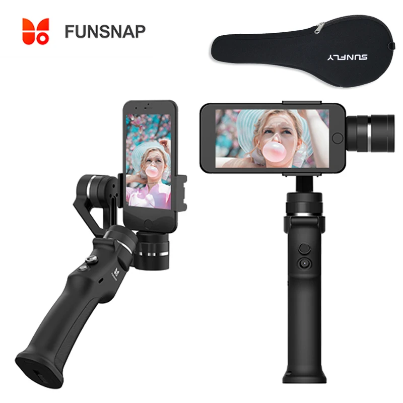  Capture 3-Axis Phone Handle Gimbal Stabilizer For Smartphone GoPro 6 SJcam XiaoYi 4k Camera ZHIYUN 
