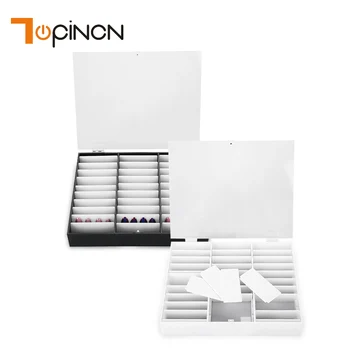 

30 Girds Plastic Makeup Organizer Storage Box Beads Rhinestones Transparent Empty Nail Art Accessory Tip Glitter Boxes