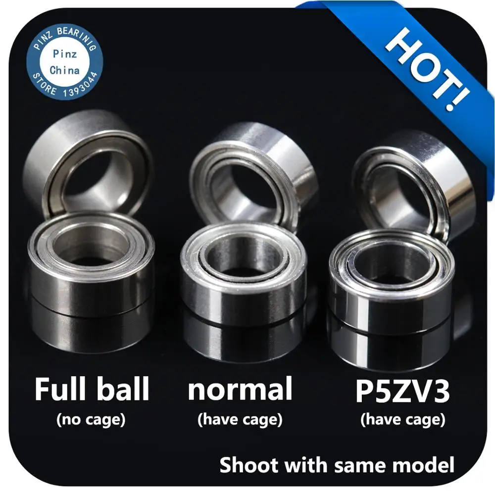 

10PCS MR74ZZ L-740ZZ 4*7*2.5 mm Miniature bearing Toy model high speed motor tool bearing