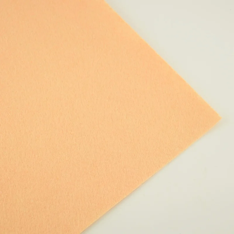 Shoe Materials Gifts and Premiums Accessories 100% Nonwoven Polyester Felt Fabric Christmas Crafts 1mm Thick Light Orange Colour | Дом и сад