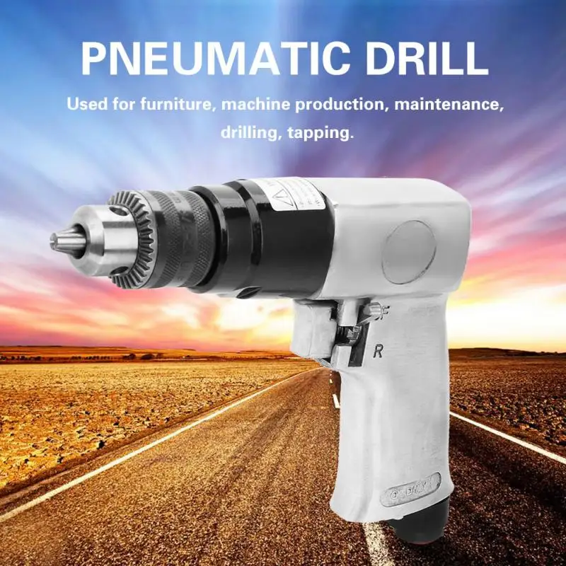 3/8" 1700rpm Pneumatic Drill High speed Pneumatic Drill Reversible