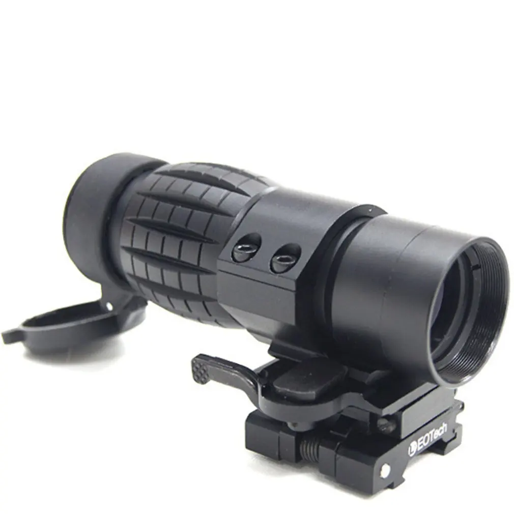 

Optic Sight 3X Magnifier Scope Hunting Riflescope Sights with Flip Up Cover for Rifle Gun 20mm Rail Mount