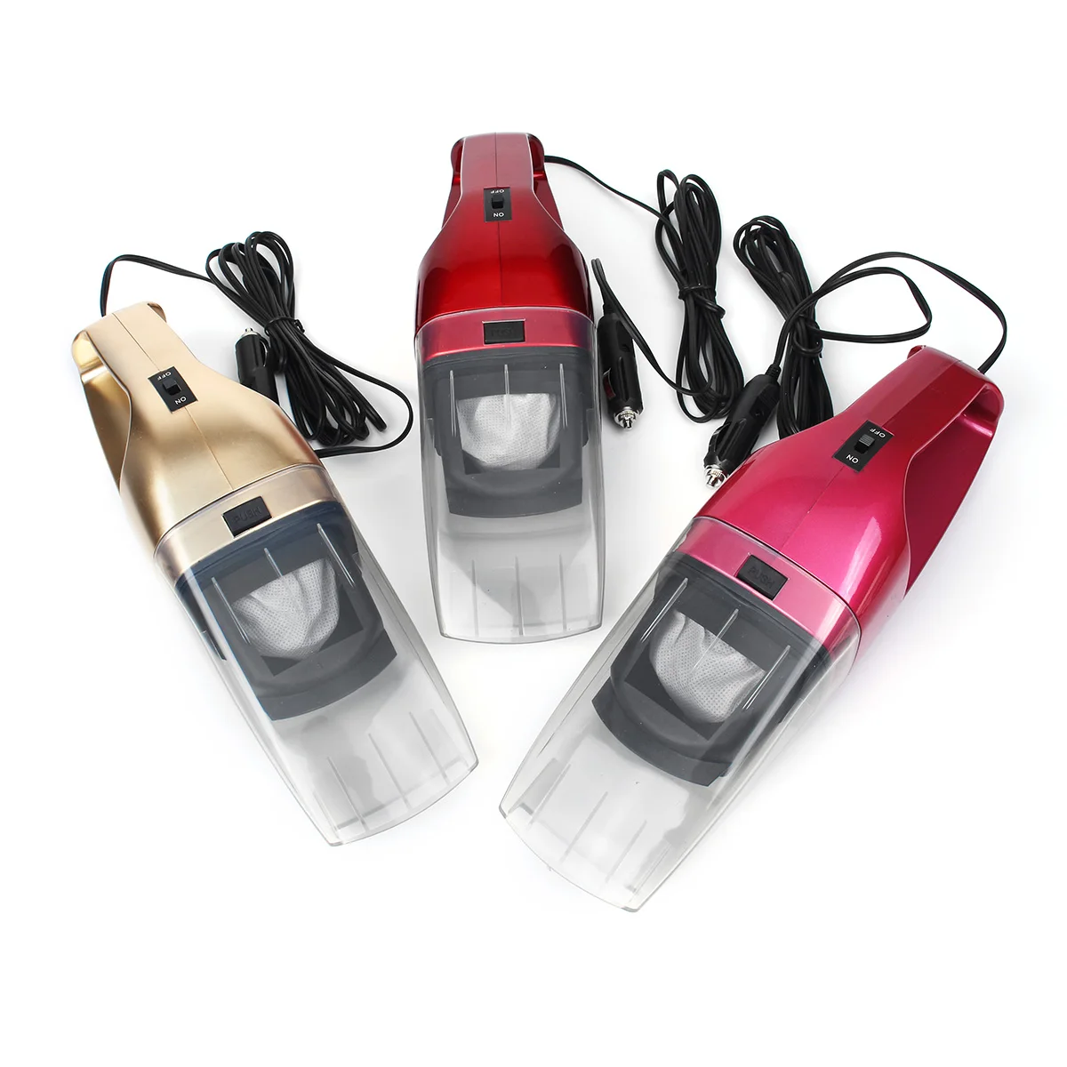 

100W 12V Portable Car Vacuum Cleaner Super Suction Handheld Vaccum Cleaner With 5m Power Cord Cleaning home Car