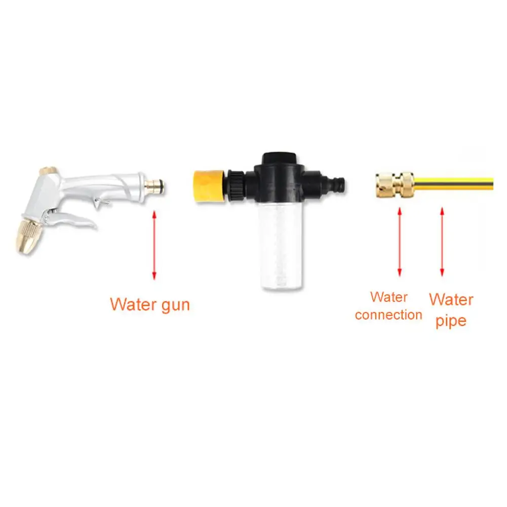 Автомобильный Омыватель пены горшок Регулируемый промывочный пенообразователь быстрое подключение интегрированный 3 уровня ручка пенораспылитель для полива