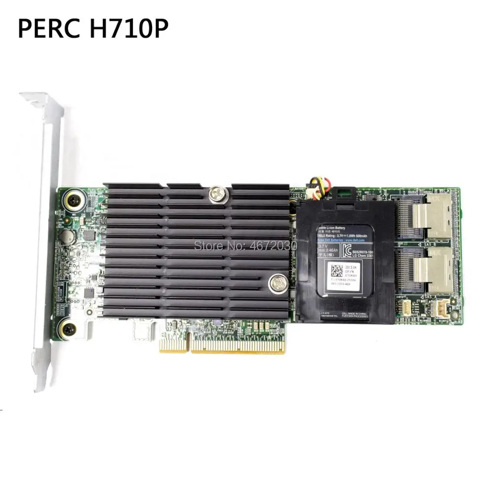 Оригинальный Новый внутренний контроллер Perc H710p с 8 портами 6 ГБ/сек. Sas Sata Raid Mcr5x |