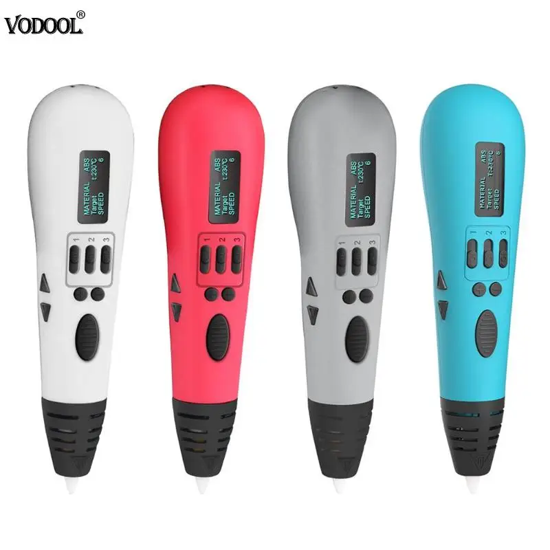 

DEWANG D11 OLED Children 3D Printing Pen 12V/2A Drawing Graffiti Pens US 3D Printing Pen Arts Crafts Drawing