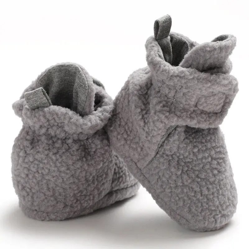 

2019 Pudcoco Spring Toddler Baby Girl Boy Fleece Shoes Warm Soft Sole Booties Crib Shoes