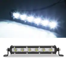 Auto Zubehör 8/14/20 Zoll 18/36/54 W LED Bar Arbeit Licht Bar Ultra dünne Wasserdichte Offroad Fahren Lampe Araba Aksesuar
