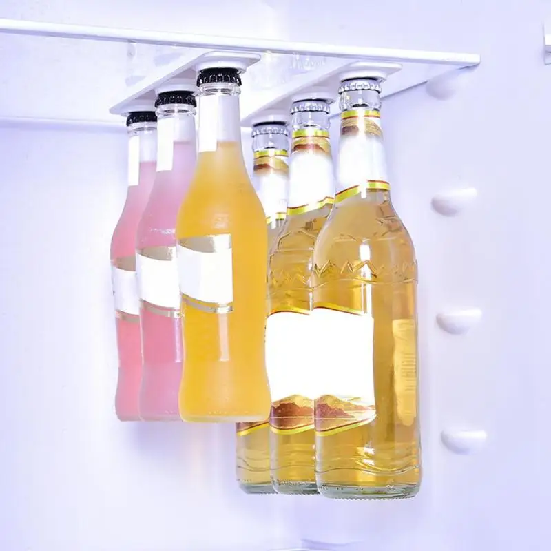 6 шт. вешалка для бутылок держатель пива Лофт Магнитная пивная бутылка и банка вешалка для холодильника организовать магнитные держатели для хранения полоски