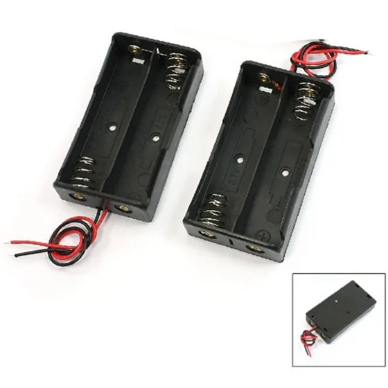 3 шт. черный держатель для аккумуляторной батареи 3.7V18650| |