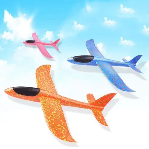 

36CM DIY Hand Throw Flying Glider Planes Toys For Kis Children Foam Aeroplane Model Flying Glider Plane Outdoor Game Toys