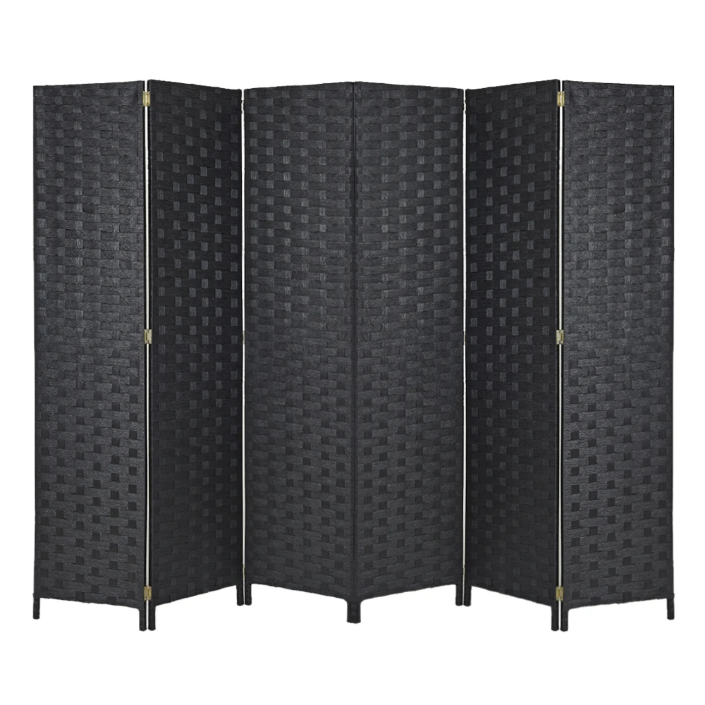 Separador de pantalla de privacidad hecho a mano de mimbre de estilo sólido Panana 4/6 Panel