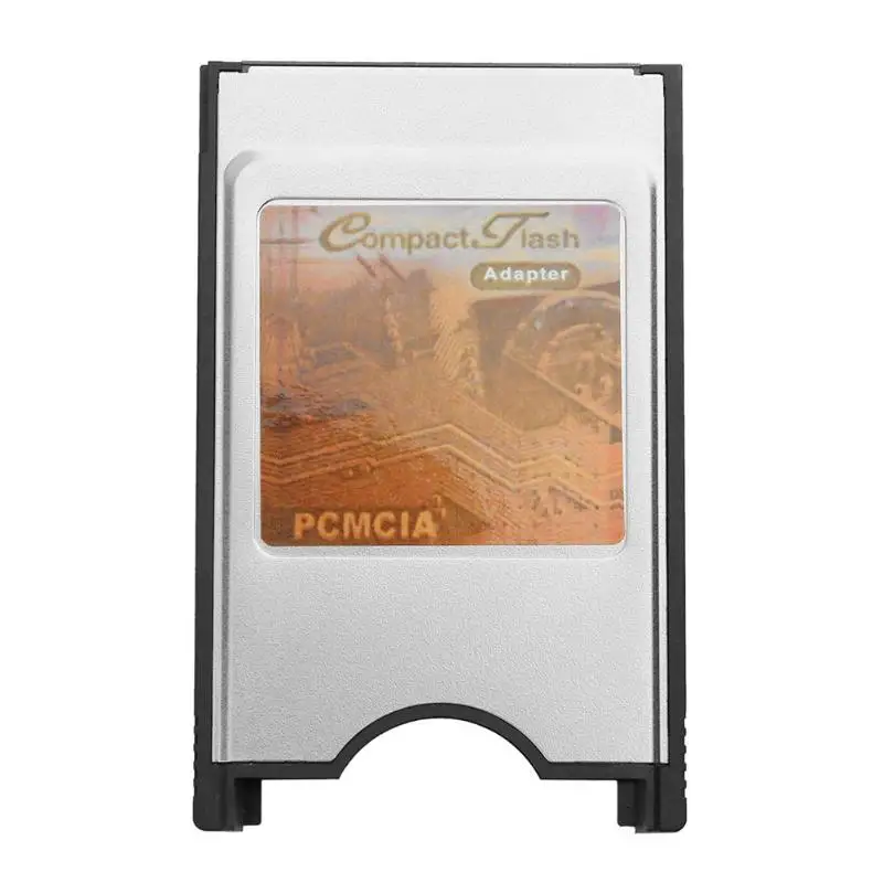 Высокоскоростное устройство считывания SF карт адаптер серебряный корпус внутренний PCMCIA Compact Flash 16Bit кард-ридер адаптер для портативных ПК