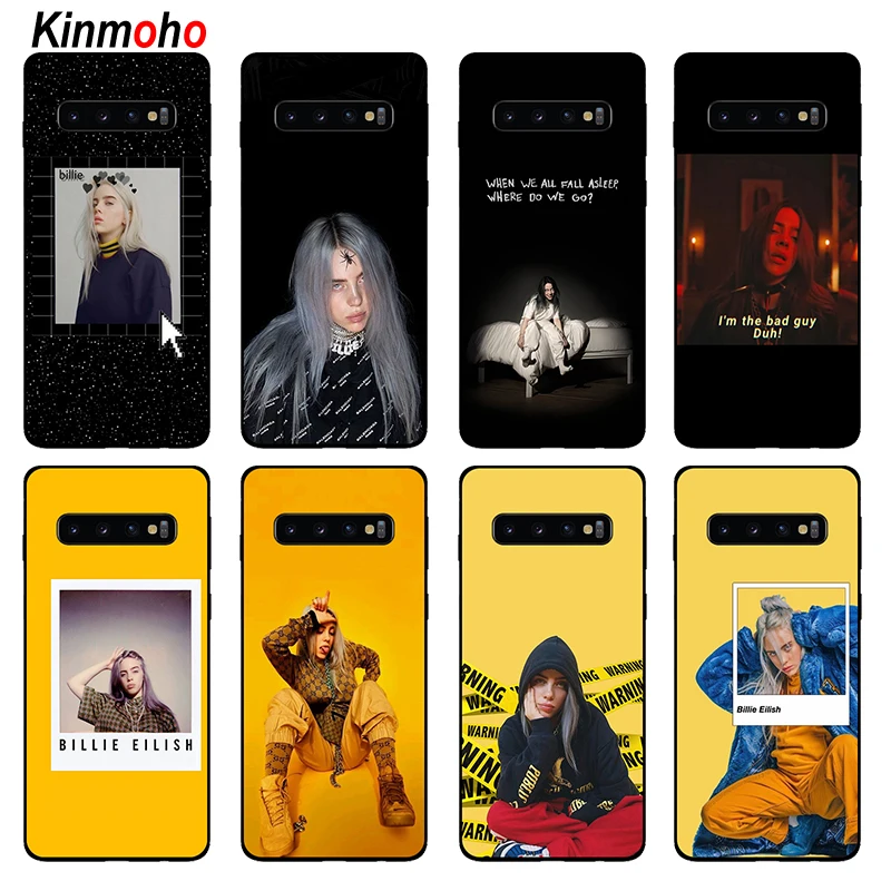 

Kinmoho Billie Eilish Phone Cases Cover For Samsung Galaxy S9 S8 S10 Plus S7 A5 J5 J7 2017 A7 2018 A8 A9 Coque Capinha Soft TPU