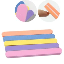 2pcs/lot Professional Nail File Sponge Nail Sanding buffer UV Gel Polish Cuticle Remover Manicure Tools Nail Buffer Files