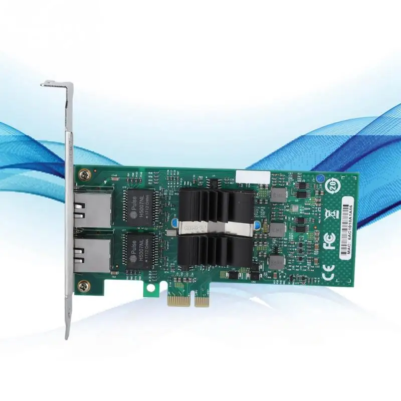 Для INTEL 82576 T2 Gigabit PCI e Dual Порты и разъёмы сетевая карта адаптера для рабочего стола