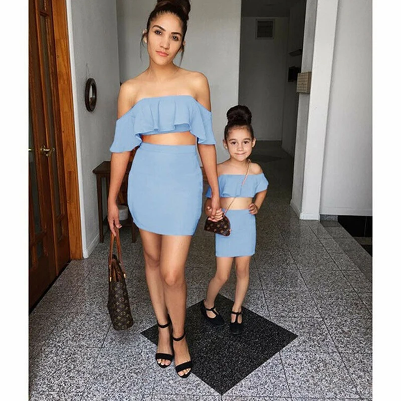 crop top matching outfits