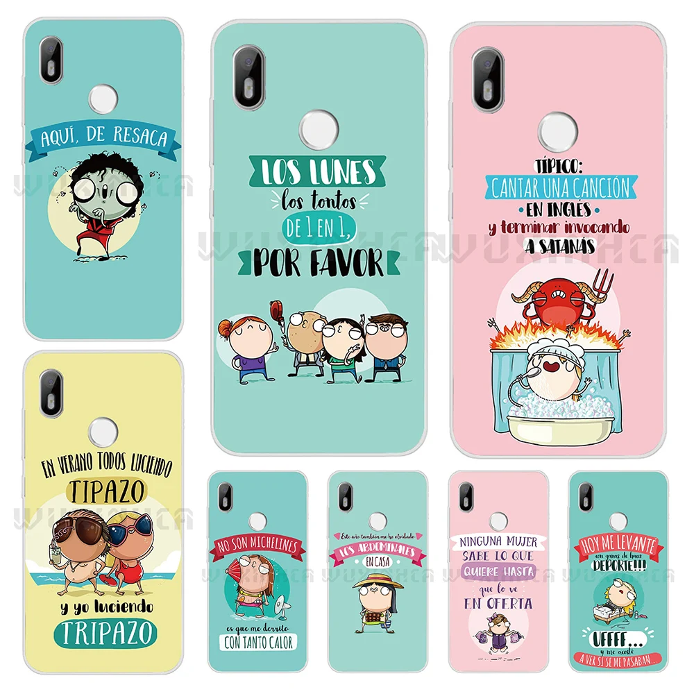 

For BQ Aquaris E5 Vsmart Active 1 plus JOY 1Plus case Print Funny Cartoons soft TPU Phone cases