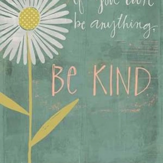 Be Kind Poster Print by Katie Doucette (12 x 18) | Дом и сад