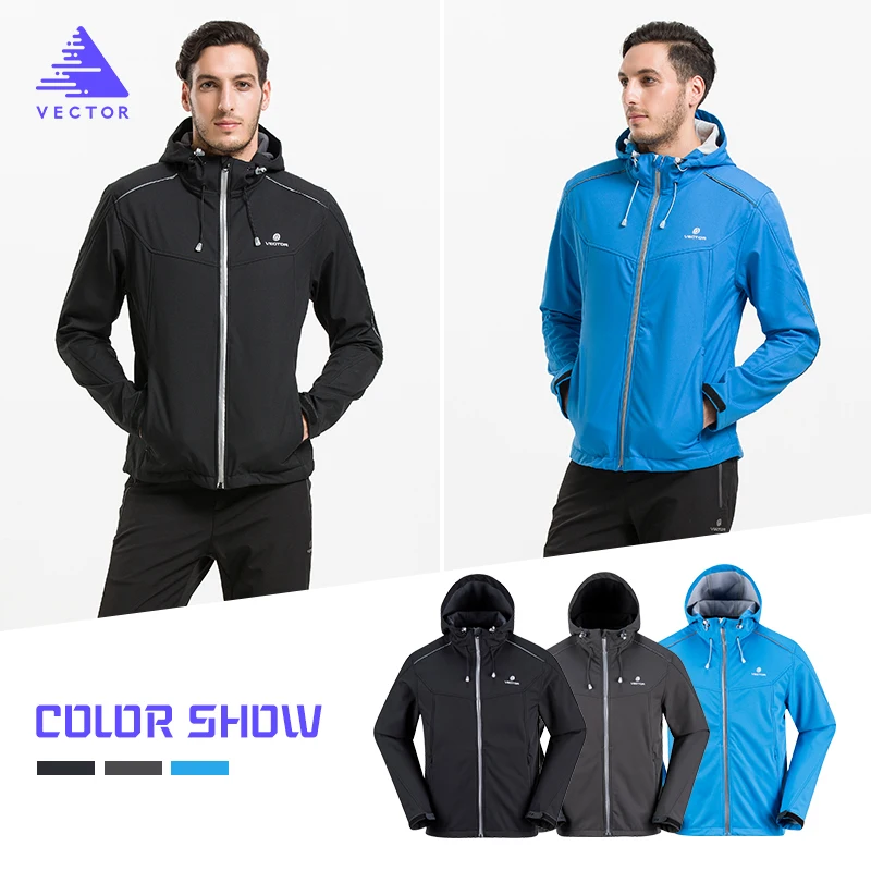 

VECTOR Softshell Jacket Men Outdoor Jacket Windproof Waterproof Jacket Male Camping Hiking Jackets Rain Windbreaker 60025