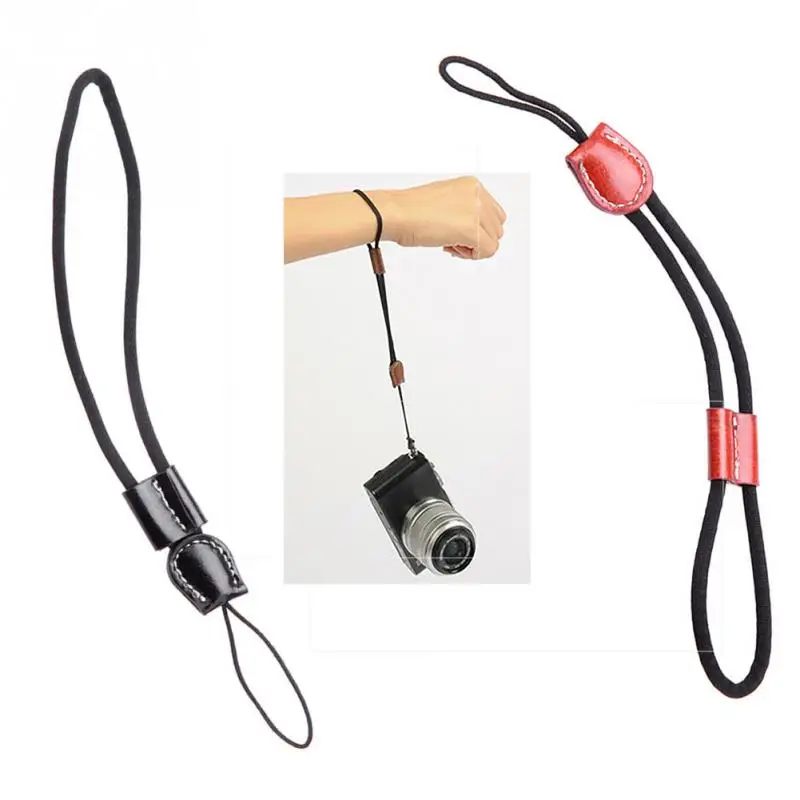 

1PCS Universal Camera Strap PU Leather Wrist Hand Strap for Canon For Nikon for Olympus DSLR Camera Accessories Black/Brown #7