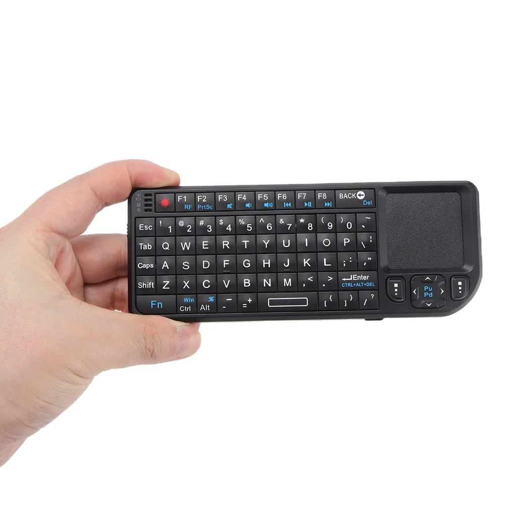 Мини 2,4G Беспроводная клавиатура сенсорная панель с подсветкой для Smart tv для samsung LG Panasonic Android tv Box PC ноутбук HTPC