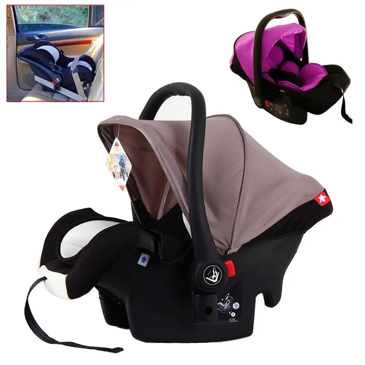 

Baby Stroller Newborns Carriage Infants System Travel Car Foldable Pram Pushchair/Basket Safety Seat Accessories