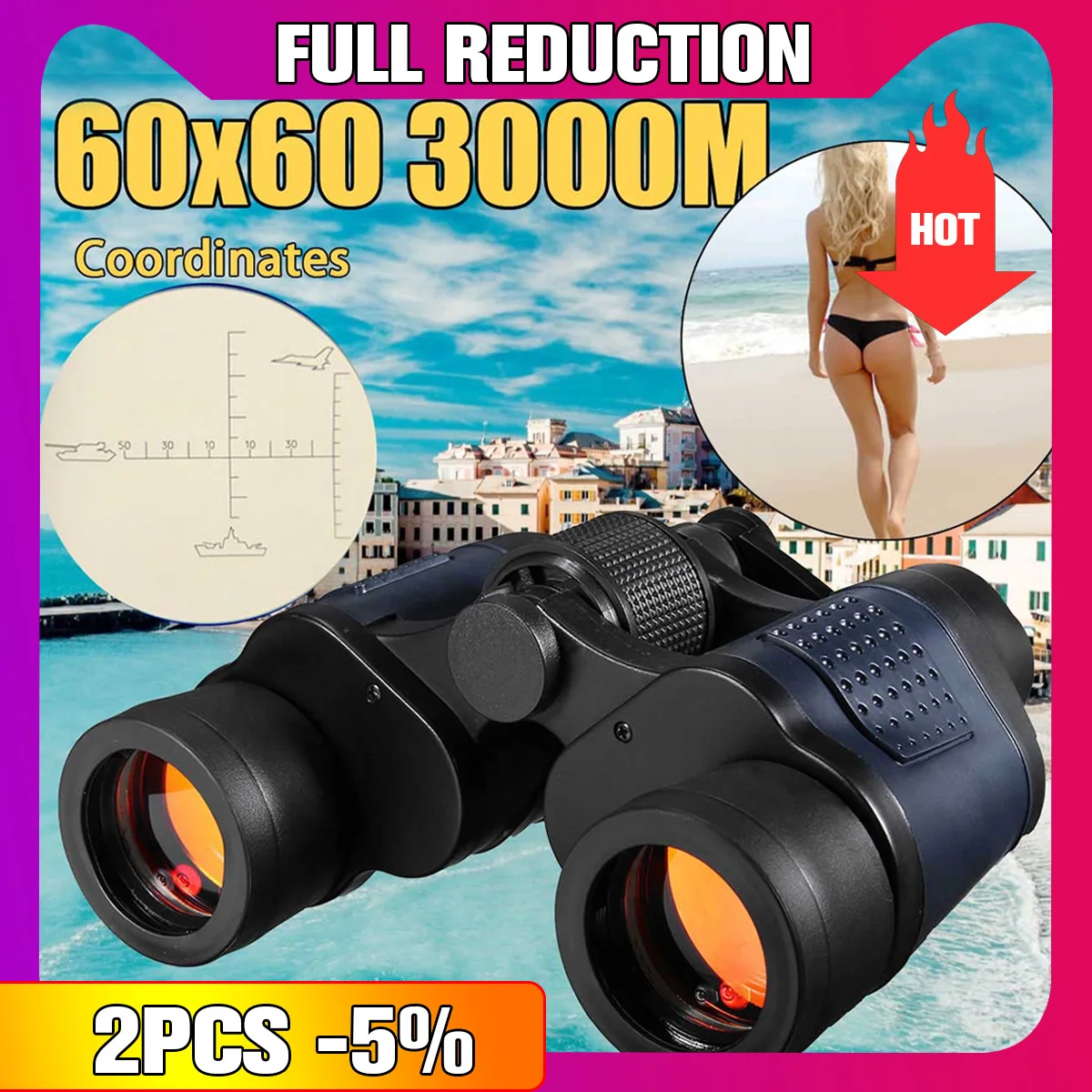 جديد 60X60 تلسكوب بصري مناظير للرؤية الليلية عالية الوضوح 3000 M مجهر الإكتشاف نطاق في الهواء الطلق الصيد الرياضية العدسة جديد 60X60 تلسكوب بصري مناظير للرؤية الليلية عالية الوضوح 3000 M مجهر الإكتشاف نطاق في الهواء الطلق الصيد الرياضية العدسة