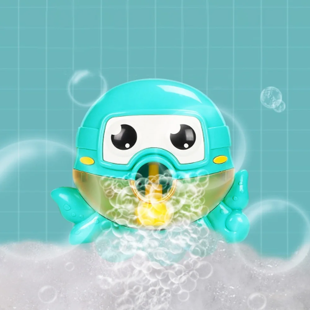 

Baby Shower Music Bubble Maker eco-friendly Bathtub Bubble Blower Builted in music Bath Time Bubble Machine Toy with Suckers