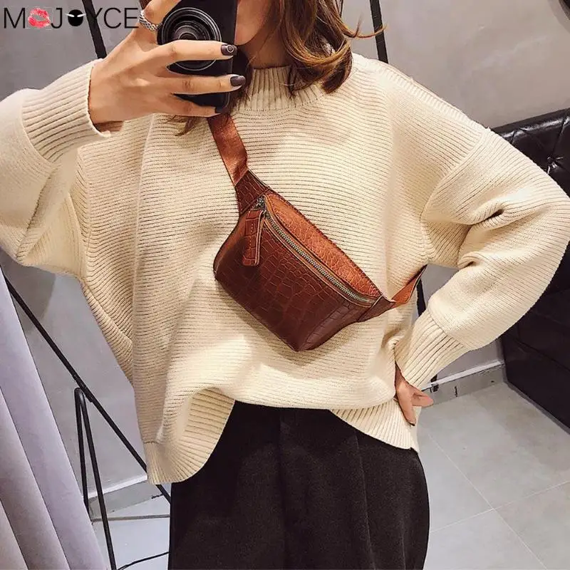 الفاخرة السيدات الخصر حزم الأزياء التمساح نمط الكتف الخصر أكياس للنساء Crossbody الصدر حقيبة بحزام ceinture فام