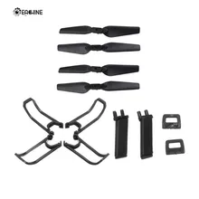 Eachine-pièces de rechange pour Drone radiocommandé E58 RC quadrirotor, kit de kit de lames d'hélice avec accessoires à Clip, équipement d'atterrissage de garde