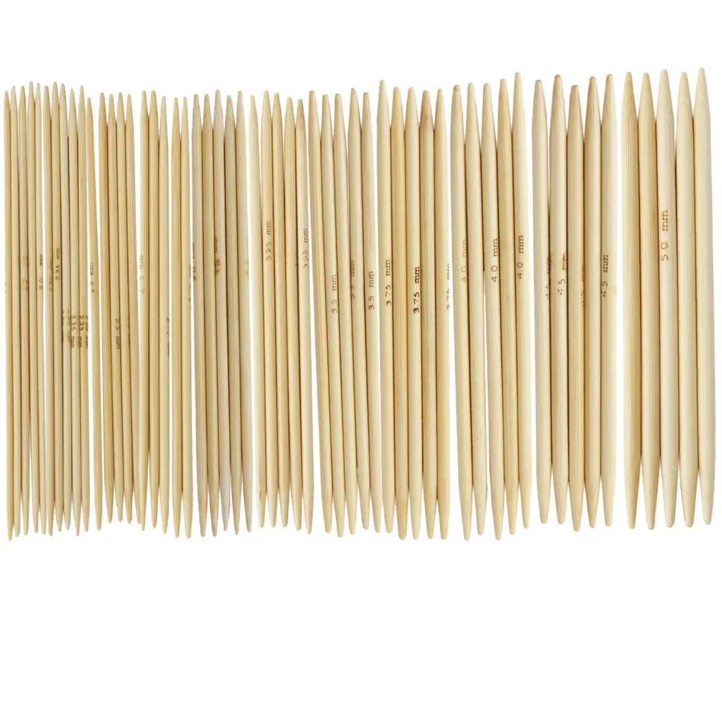 

CNIM Hot 11 Sets 4.9" Bamboo Knitted Gloves Knitting Needles 2,0 - 5,0 mm US 0-8
