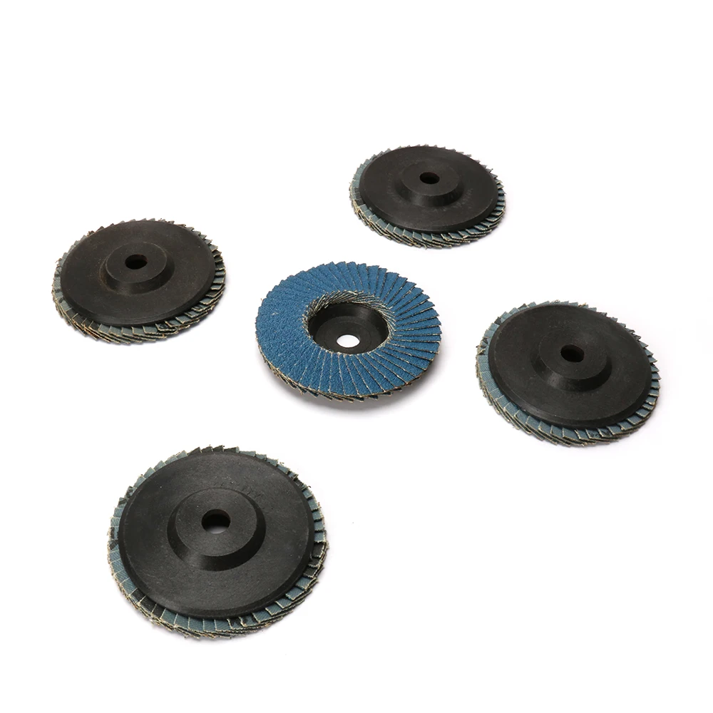 

10Pcs 3inch Flap Sanding Disc Wheels Type R Roloc Threaded Twist Lock 80 Grit