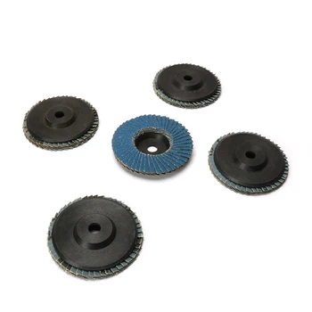 

10Pcs 3inch Flap Sanding Disc Wheels Type R Roloc Threaded Twist Lock 80 Grit
