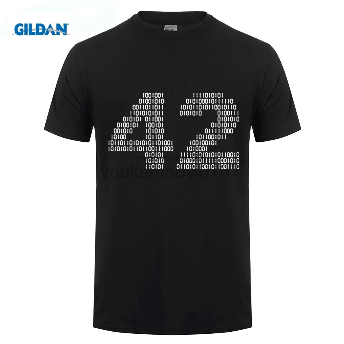 

GILDAN funny men cotton t shirt Funny Short Sleeve Cotton Oversize Tee Shirt Men 42 Hitchhiker Guide To The Galaxy T Shirts