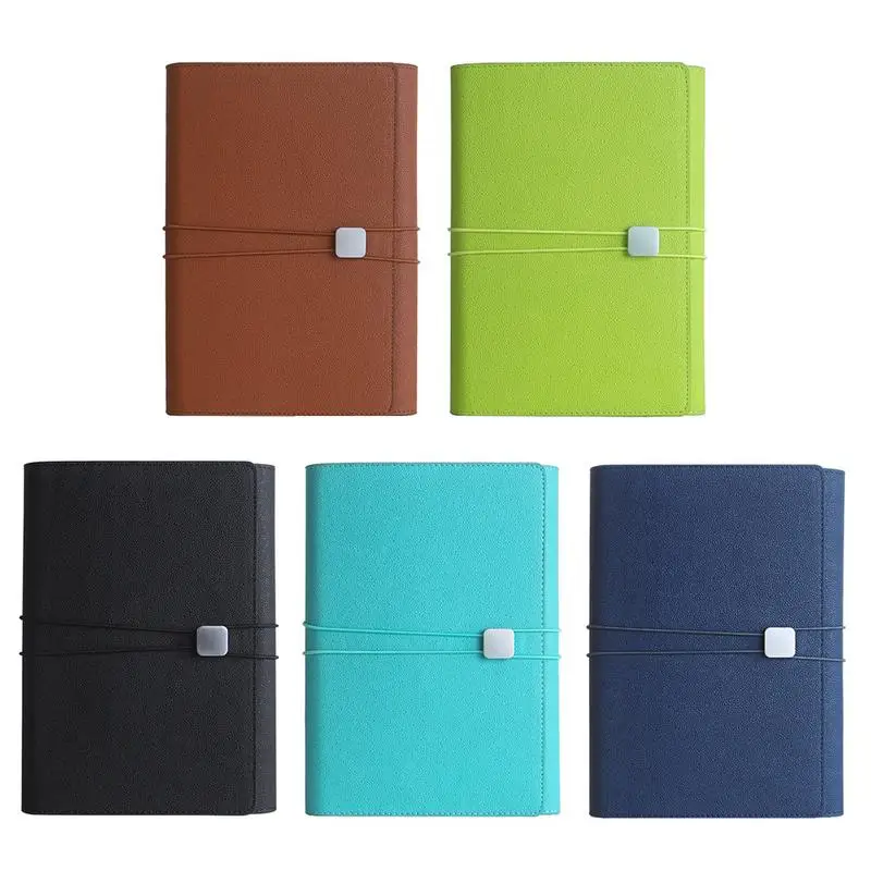 

Creative Color Notebook A5 Loose-leaf Innovative Notepad Multifunctional Loops Business Cover Notebook For Student